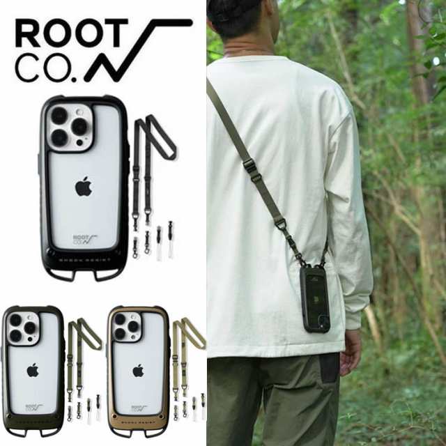 ROOT CO ルートコーiPhone14Pro専用ケース＋ネック&ショルダーストラップ スマートフォンケース iPhoneケース iPhoneカバー  スマホカバー｜au PAY マーケット