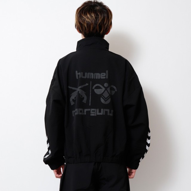 ロアーガンズ roarguns×hummel ヒュンメル ストレッチナイロンブルゾン＆パンツ セットアップ ジャージ 上下 SET パンツ ブルゾン  2点セ｜au PAY マーケット