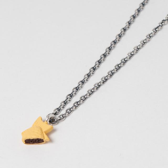 JAM HOME MADE ジャムホームメイド TAIYAKI SHARE NECKLACE 彼女が頭、僕が尻尾 たい焼き ペア ネックレス シルバー925 メンズ レディース ギフト プレゼント 誕生日 バレンタイン_5