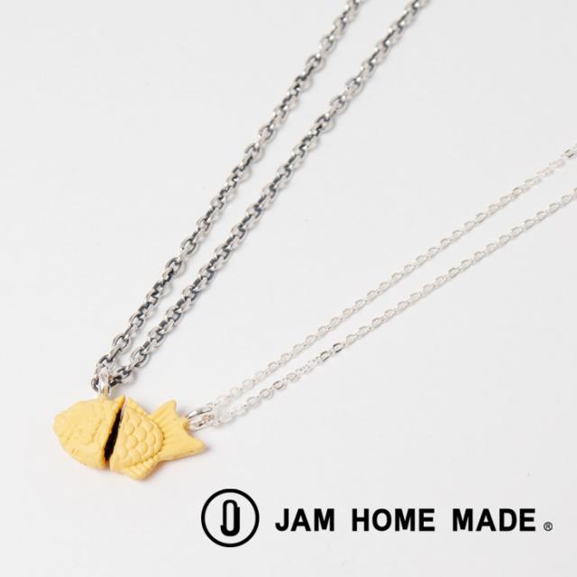 JAM HOME MADE(ジャムホームメイド)TAIYAKI SHARE NECKLACE jgnc016 彼女が尻尾、僕が頭 たい焼き ペア ネックレス レディース メンズ ギフト プレゼント 誕生日 クリスマス バレンタインの通販は 35,200円