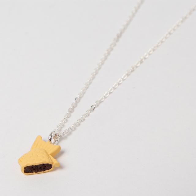 JAM HOME MADE(ジャムホームメイド)TAIYAKI SHARE NECKLACE jgnc016 彼女が尻尾、僕が頭 たい焼き ペア ネックレス レディース メンズ ギフト プレゼント 誕生日 クリスマス バレンタイン_2
