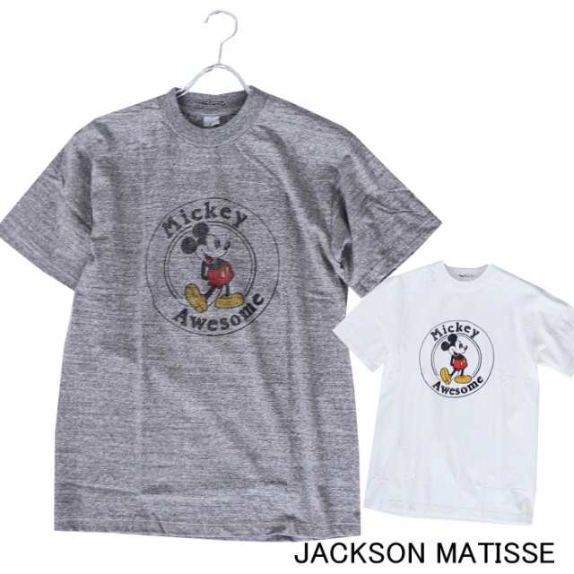 JACKSON MATISSE ジャクソンマティス Mickey Awesome Tee ミッキーマウス プリント メンズ レディース ユニセックス  半袖 Tシャツ｜au PAY マーケット