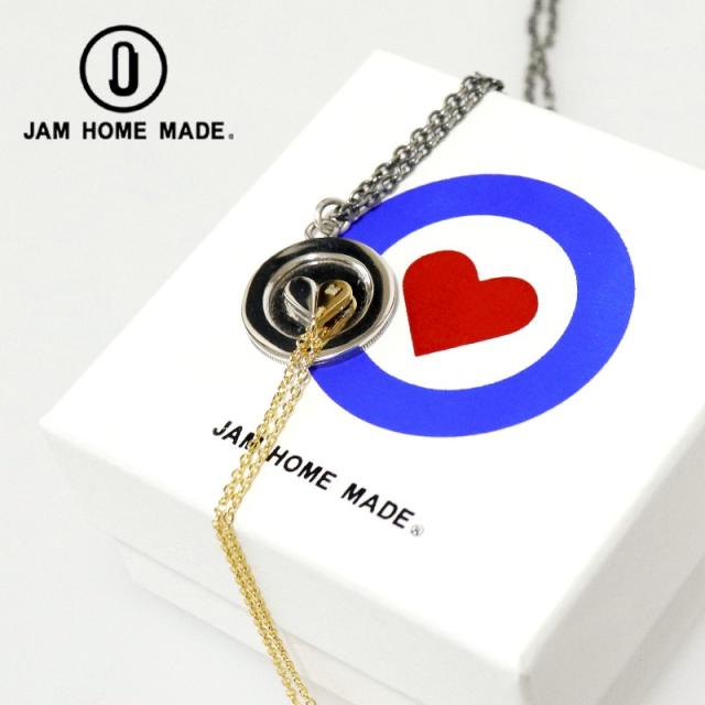 JAM HOME MADE（ジャムホームメイド）ラブモッズダイヤモンドネックレス ペアネックレス アクセサリー シルバー 925 ギフト プレゼント ハート コイン 硬貨 記念日 誕生日 お揃い ブランド おしゃれ