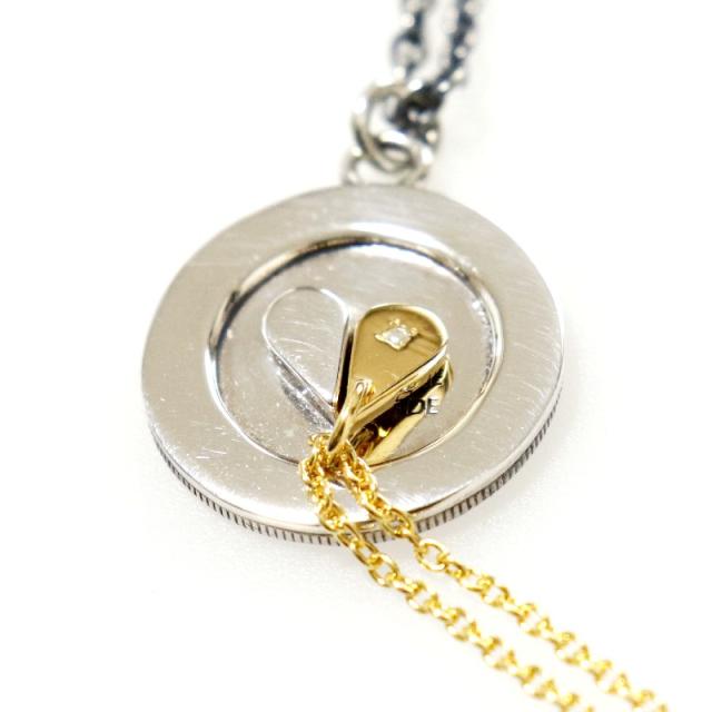 JAM HOME MADE（ジャムホームメイド）ラブモッズダイヤモンドネックレス ペアネックレス アクセサリー シルバー 925 ギフト プレゼント ハート コイン 硬貨 記念日 誕生日 お揃い ブランド おしゃれ_1