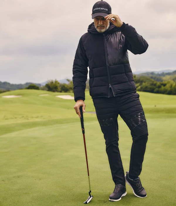 LUXEAKMPLUS リュクスエイケイエムプラス パデッドドッキングパンツ メンズ ウォームパンツ スポーツ ゴルフ GOLF 防寒 おしゃれ ブランド_3