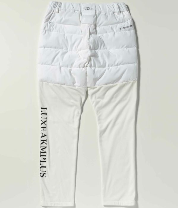 LUXEAKMPLUS リュクスエイケイエムプラス 中綿ドッキングパンツ メンズ