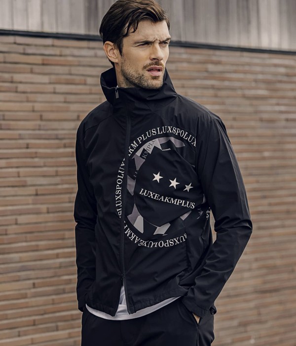 ジャケット LUXEAKMPLUS リュクスエイケイエムプラス サークルロゴウィンド