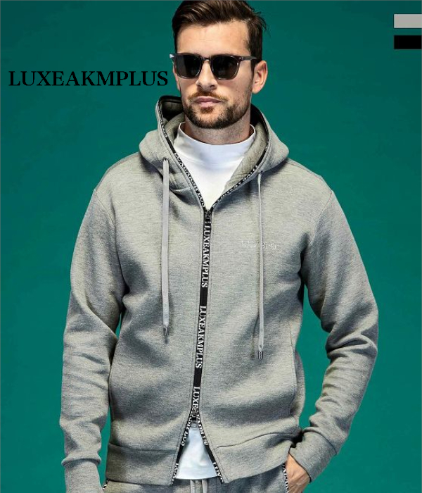 LUXEAKMPLUS リュクスエイケイエムプラス 軽量スウェットバックロゴパーカー メンズ フーディ 男性 カジュアル スポーツ ゴルフ ジャージ