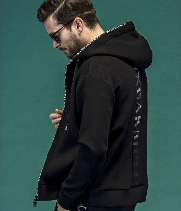LUXEAKMPLUS リュクスエイケイエムプラス 軽量スウェットバックロゴパーカー メンズ フーディ 男性 カジュアル スポーツ ゴルフ ジャージ_12