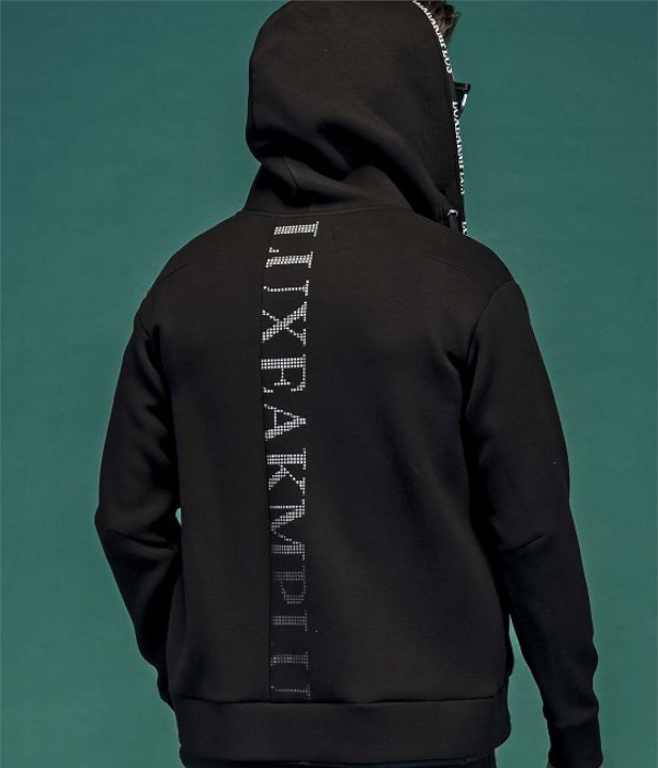 LUXEAKMPLUS リュクスエイケイエムプラス 軽量スウェットバックロゴパーカー メンズ フーディ 男性 カジュアル スポーツ ゴルフ ジャージ_13