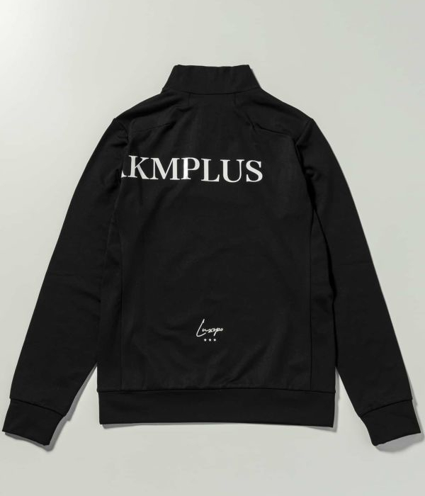 LUXEAKMPLUS リュクスエイケイエムプラス 光沢ロゴモックネックTシャツ 長袖 ゴルフ レディース 女性 GOLF スポーツ おしゃれ LUXEAKMPLUS リュクスエイケイエムプラス 光沢ロゴモックネックT