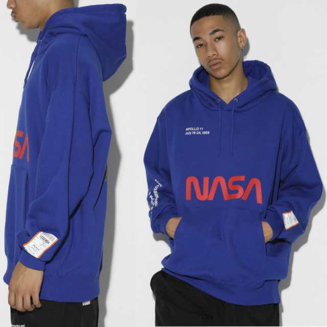 LEGENDA レジェンダ NASAコラボ BACK PHOTO LOGO Hoodie パーカー フーディー メンズ レディース ユニセックス  カジュアル ストリート ナ｜au PAY マーケット