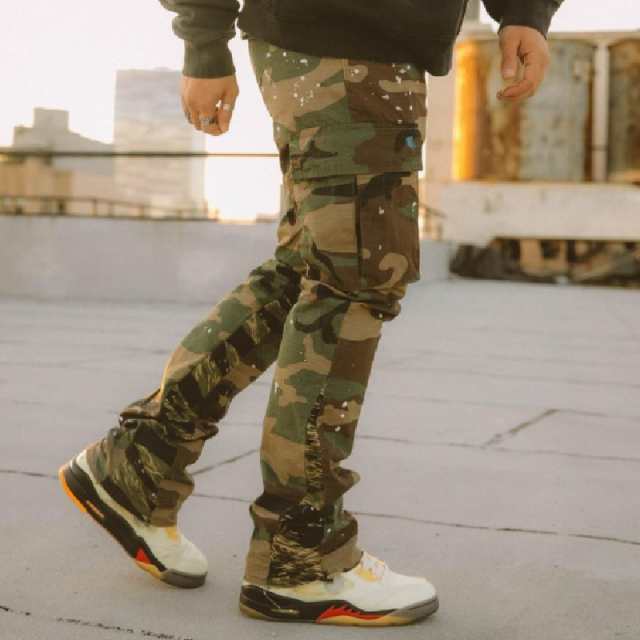 【日本未入荷・Mサイズ】mnmlカーゴパンツ Camo Cargo Pants