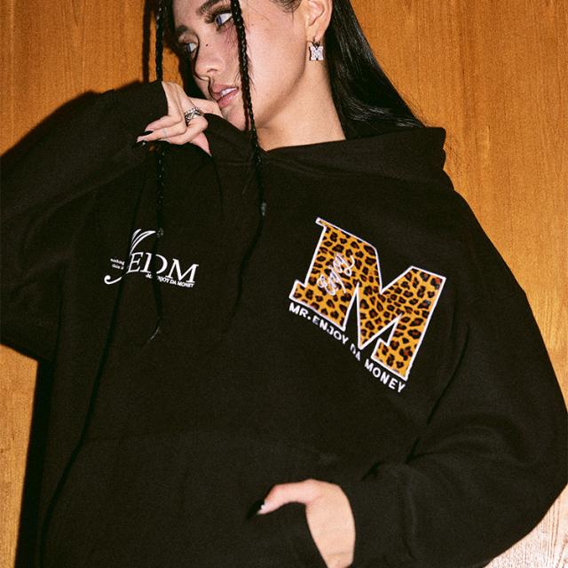 MEDM Mr Enjoy Da Money ミスター エンジョイ ダ マネー Leopard M Hoodie レオパード スウェットパーカー フーディー パーカ メンズ ブランド 中国 おしゃれ_3