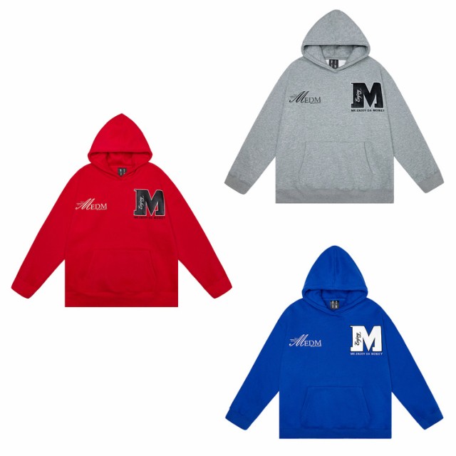 MEDM Mr Enjoy Da Money ミスター エンジョイ ダ マネー M Hoodie メンズ レディース スウェットパーカー ブランド  韓国 中国 ファッション ブルー レッド グレーの通販はau PAY マーケット - ＵＰＰＥＲ ＧＡＴＥ | au PAY マーケット－通販サイト