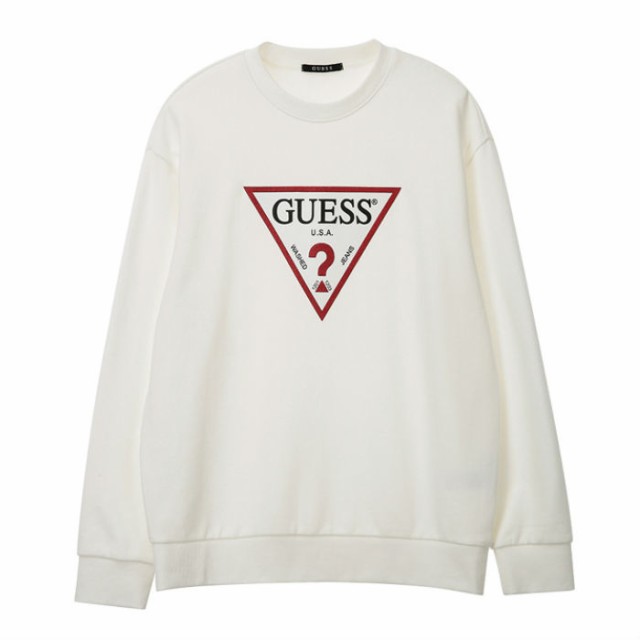 GUESS ゲス スウェット トレーナー クルーネック 長袖 ロゴ 定番