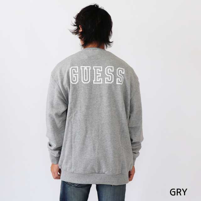 GUESS ゲス バックプリント スウェット トレーナー MJ1K8074BC メンズ