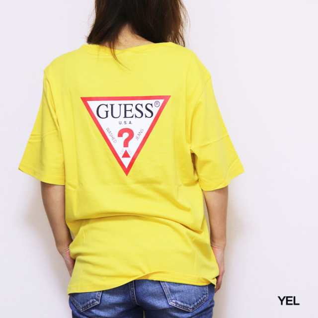 GUESS【ゲス】バックロゴルーズTシャツ［MJ2K9418K］の通販はau PAY ...