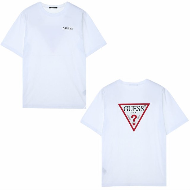 ゲス GUESS バックロゴルーズTシャツ メンズ レディース ユニセックス ...