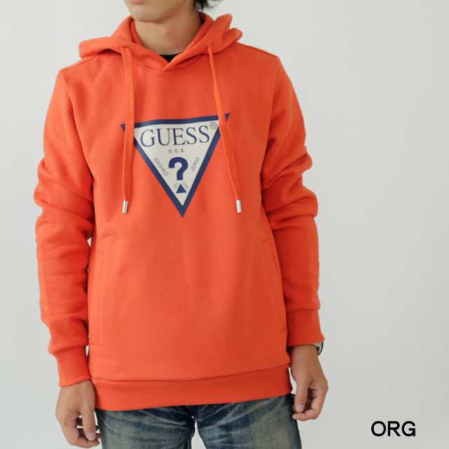 GUESS ゲス ロゴフーディー スウェットプルオーバーパーカー ロゴプリント hoodie  アメカジ 男女兼用 ユニセックス ストリート 送料無料 GUESS ゲス スウェットフーディー スウェット パーカー