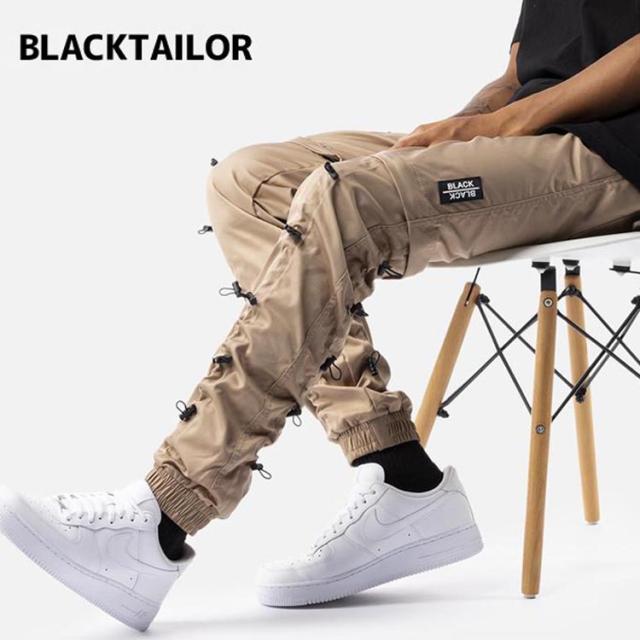 BLACKTAILOR ブラックテイラー N25 CARGO KHAKI カーゴパンツ メンズ レディース ミリタリーパンツ ワークパンツ ズボン パンツ カーキ ダンス カジュアル おしゃれ オールシーズン