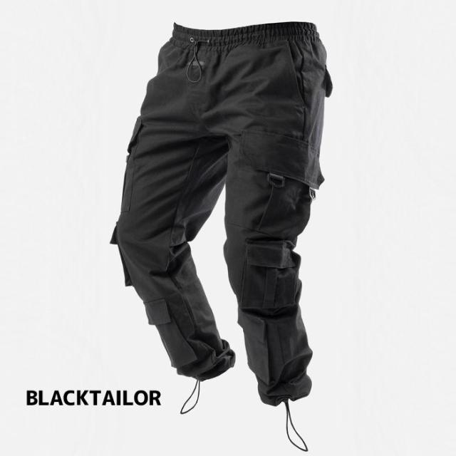BLACKTAILOR ブラックテイラー N30 CARGO BLACK スト系 ストリート メンズ カーゴパンツ メンズファッション ブラックの通販は