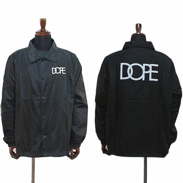 DOPE ドープ WORLDWIDE COACHES JACKET コーチジャケット ブラック