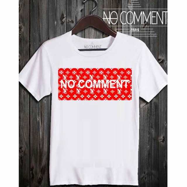 NO COMMENT PARIS ノーコメントパリ LTN41 M-CREW JP mono logo 半袖 T