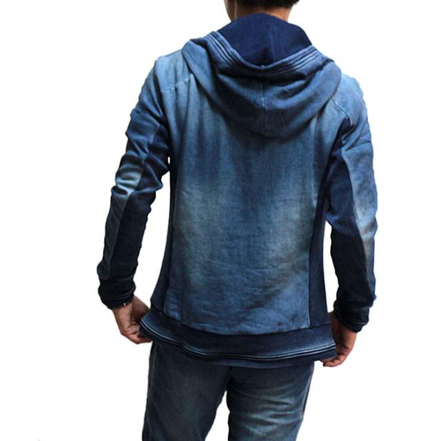 1piu1uguale3 Relax ウノピゥウノウグァーレトレ ジョグデニムシャーリングパーカー ブランド メンズ インディゴの通販はau Pay マーケット ｕｐｐｅｒ ｇａｔｅ