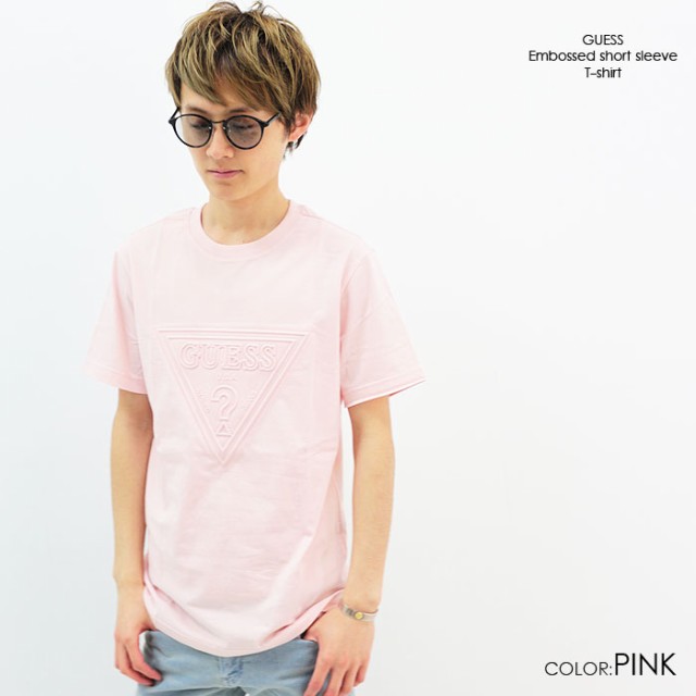 GUESS ゲス メンズ 半袖 エンボス加工 Tシャツ トップス mizk9409 メンズ ブルー ピンクの通販はau PAY マーケット  ＵＰＰＥＲ ＧＡＴＥ au PAY マーケット－通販サイト