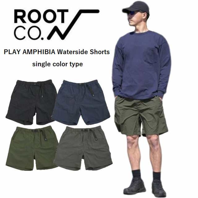 ROOT CO. ルートコー PLAY AMPHIBIA Waterside Shorts single color