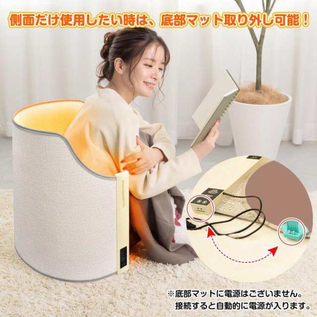 パナソニック デスクヒーター 2段階温度調整 値し グレー DC-PKD4-H
