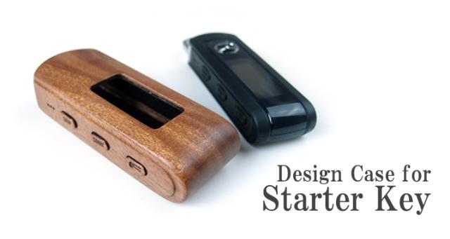 木製スターターキーケース 愛用品 趣向品 木製品 革製品 日本製 高級品 作品 日用品 専用ケース ファッション アクセサリー　父の日 母の日 LIFE ライフ マホガニー