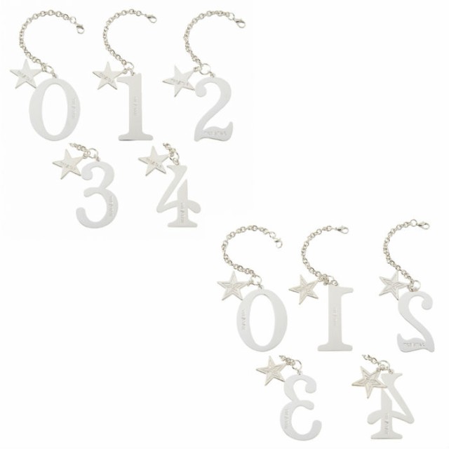 TRE☆STAR トレスター NUMBERING CHARMS & KEY RINGS チャーム