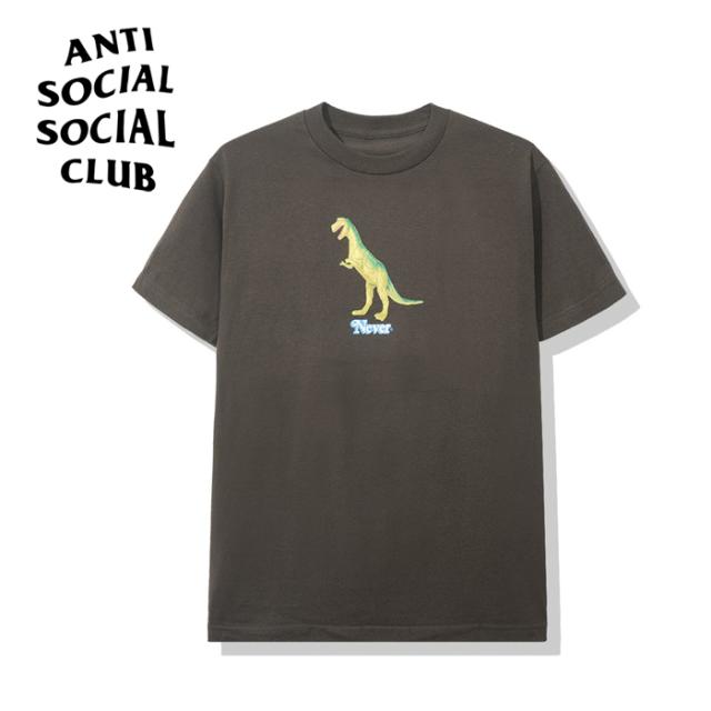 Anti Social Social Club アンチソーシャルソーシャルクラブ Plastic T-Rex Brown Tee アンチソーシャル クラブ メンズ レディース 半袖 Tシャツ