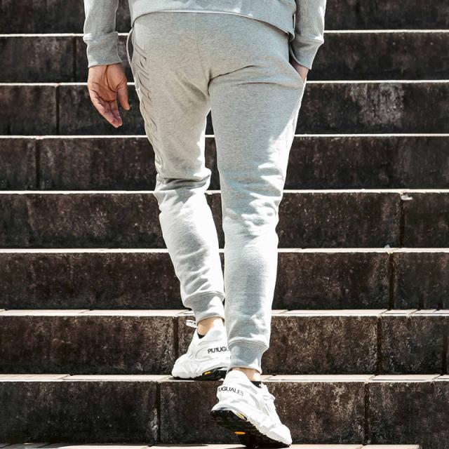 1PIU1UGUALE3 RELAX ウノピゥウノウグァーレトレ リラックス ロングパンツ ラインストーン刺繍ロゴスウェットパンツ シンプル メンズ ロングパンツ ルームウェア トレーニング 1PIU1UGUALE3 RELAX ウノピゥウノウグァーレトレ リラックス ロング