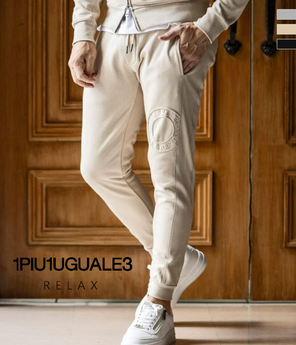 113 スポーツ 【未使用品】1PIU1UGUALE3 GOLF ロゴ刺繍 スラックスパンツ 4