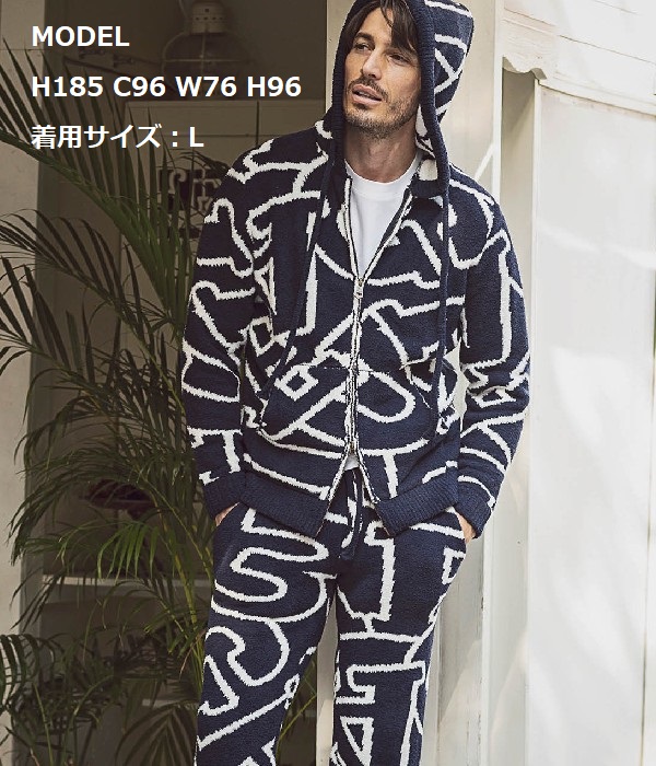 1PIU1UGUALE3 RELAX(ウノピゥウノウグァーレトレ)ビッグロゴ総柄ニット