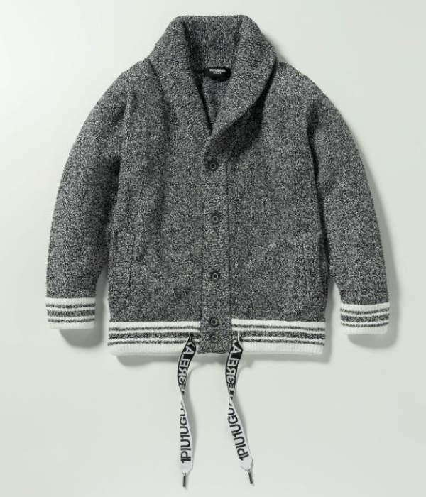 1PIU1UGUALE3 RELAX ウノピゥウノウグァーレトレ リラックス ショールカラーカーディガン メンズ もこもこ ニット 男性 ルームウェア 1PIU1UGUALE3 RELAX ウノピゥウノウグァーレトレ リラックス ショール