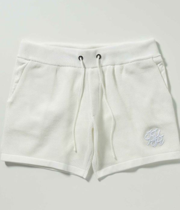 1PIU1UGUALE3 RELAX ウノピゥウノウグァーレトレ リラックス セットアップ メンズ ニット 半袖 上下セット カジュアル リゾート ハーフパンツ 夏_9