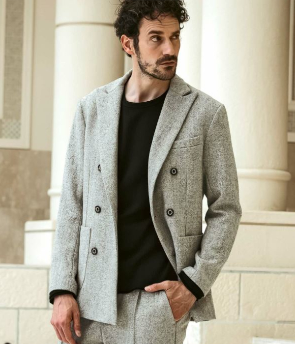 1PIU1UGUALE3 RELAX ウノピゥウノウグァーレトレ リラックス クラシックダブルジャケット メンズ テーラード スーツ 秋冬 きれいめ ブランドの通販は