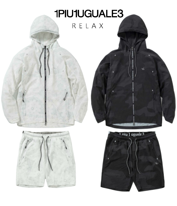 1PIU1UGUALE3 RELAX ウノピゥウノウグァーレトレ リラックス ストレッチセットアップ メンズ 上下セット トレーニングウェア ジム ランニング スポーツの通販は