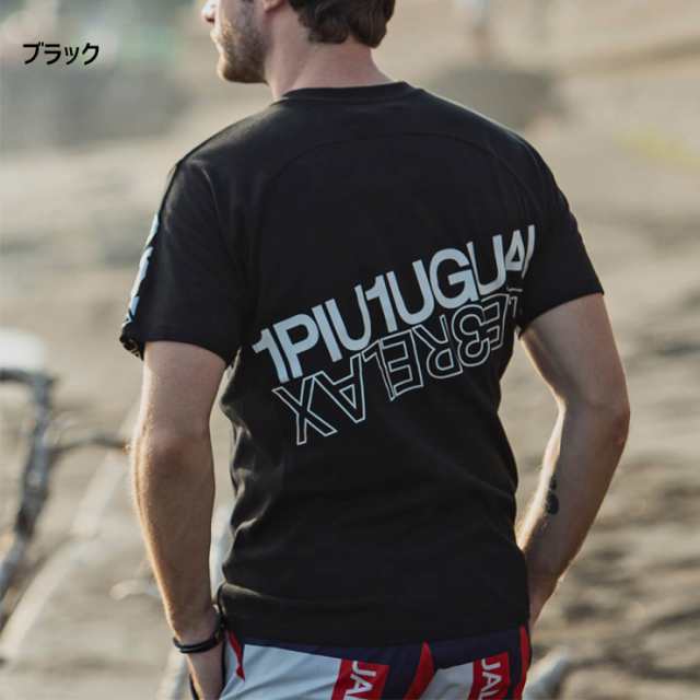 1PIU1UGUALE3 ウノピュウノウグァーレトレ ハイデンシティダブルロゴ半袖Tシャツ メンズ tシャツ tee トップス ウノピゥウノウノピュウ  ｜au PAY マーケット