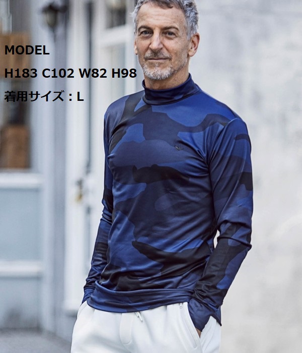 1PIU1UGUALE3 モックネックシャツ秋冬