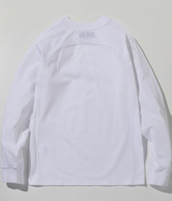 1PIU1UGUALE3 RELAX ウノピゥウノウグァーレトレ リラックス プレートロゴTシャツ メンズ ロンT 長袖 カットソー カジュアル スポーツ_4