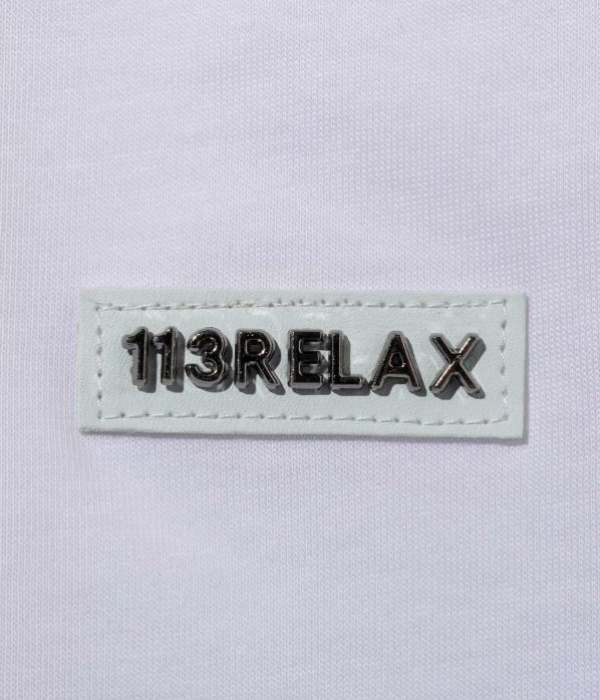 1PIU1UGUALE3 RELAX ウノピゥウノウグァーレトレ リラックス プレートロゴTシャツ メンズ ロンT 長袖 カットソー カジュアル スポーツ_5