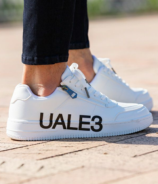 1PIU1UGUALE3 RELAX ウノピゥウノウグァーレトレ リラックス ロゴソールジップスニーカー メンズ 男性 シューズ 靴 ローカット カジュアル きれいめの通販は