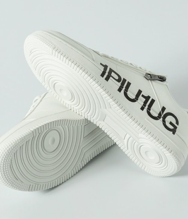 1PIU1UGUALE3 RELAX ウノピゥウノウグァーレトレ リラックス ロゴソールジップスニーカー メンズ 男性 シューズ 靴 ローカット カジュアル きれいめの通販は