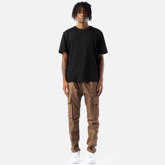 BLACKTAILOR ブラックテイラー X3 CARGO ＢＲＯＷＮ メンズ カーゴパンツ ジョガーパンツ メンズファッション パンツ おしゃれ ストリート 伸縮性_4