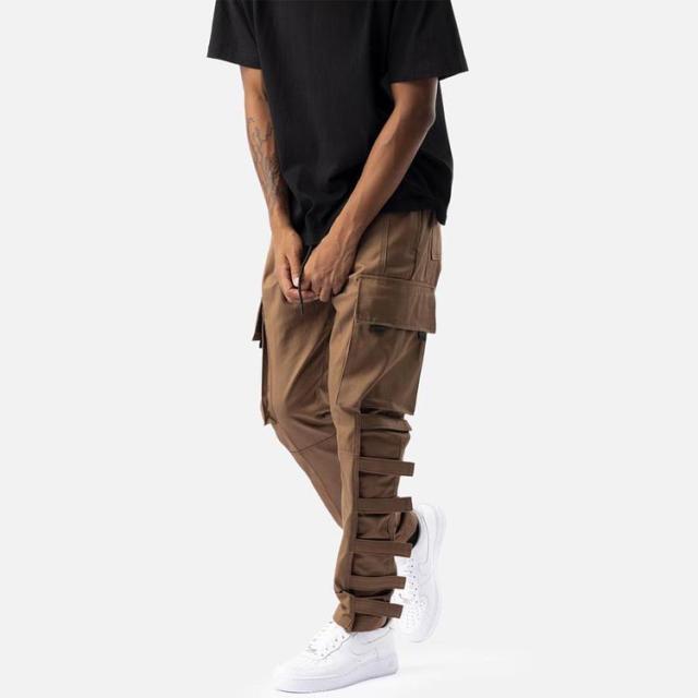 BLACKTAILOR ブラックテイラー X3 CARGO ＢＲＯＷＮ メンズ カーゴパンツ ジョガーパンツ メンズファッション パンツ おしゃれ ストリート 伸縮性_5